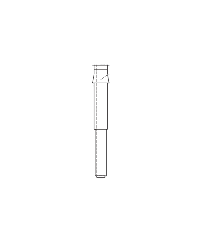 Ermaf Кришковий термінал SST 100/150 AR=580 RAL7021